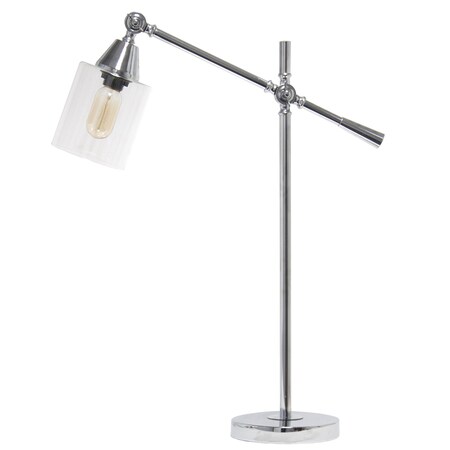 Vertically Adjustable Desk Lamp, Chrome